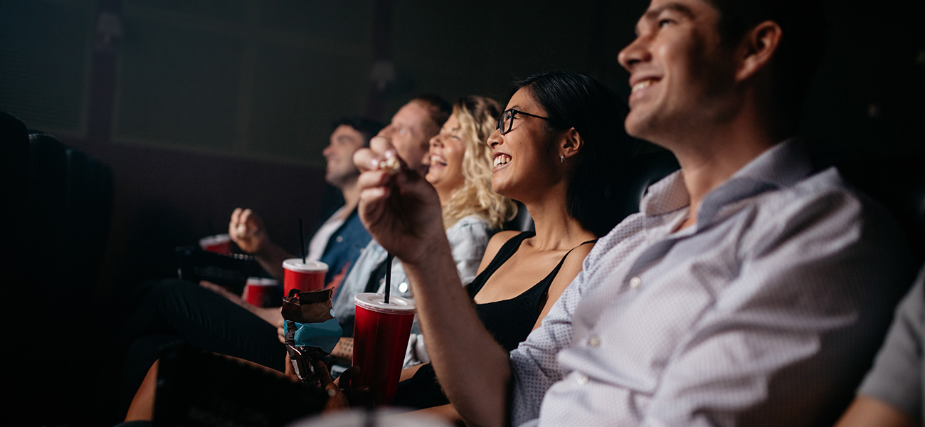 People at movie theater