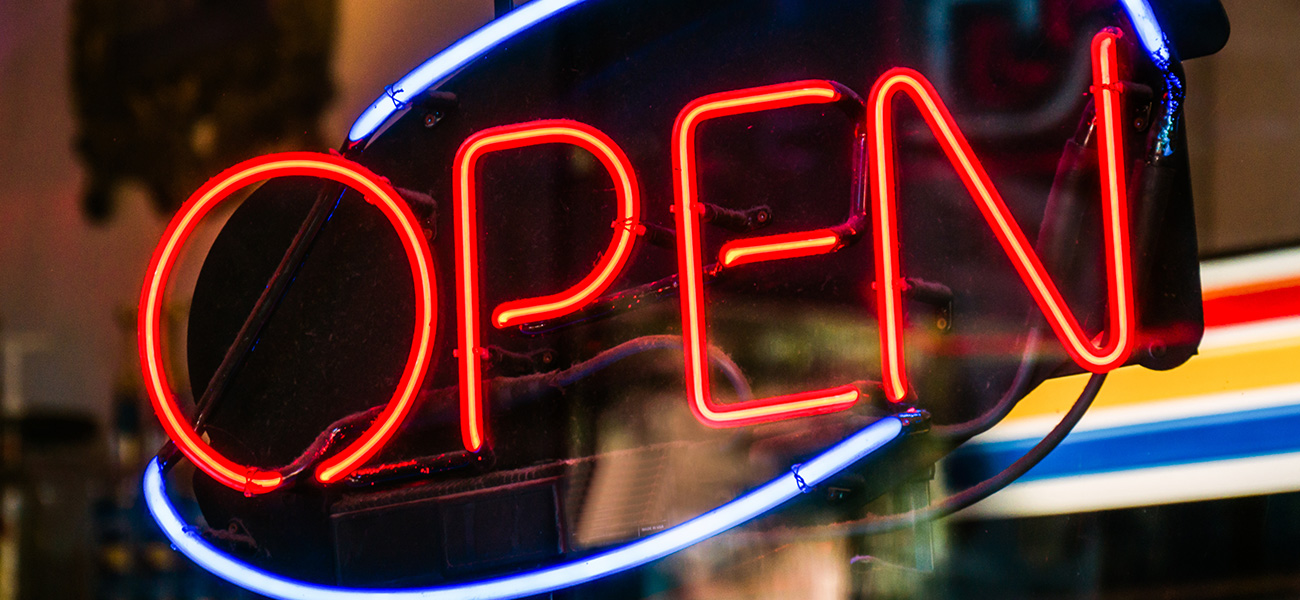 Neon sign