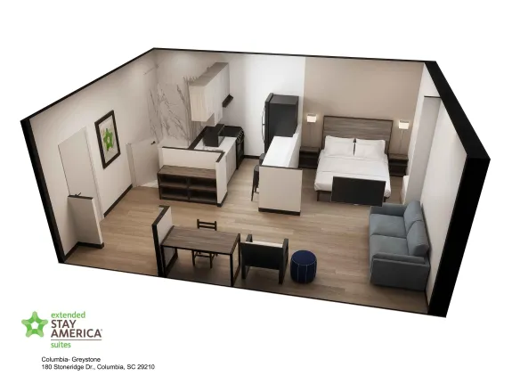 Deluxe Studio - 1 Queen Bed